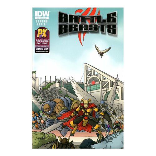 Battle Beasts #1 SDCC 2012 Exclusive Edition Comic Book